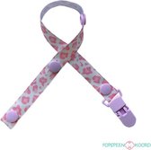 Fopspeenkoord panter print | Pink Panther Light