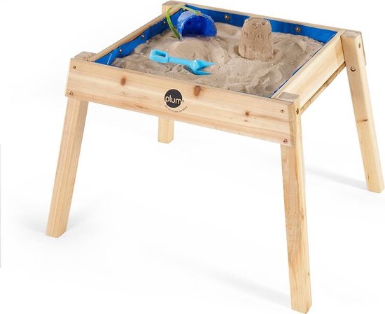 veiligheid Hangen ontrouw Plum houten speeltafel Build & Splash-zandbak-zandtafel-watertafel | bol.com