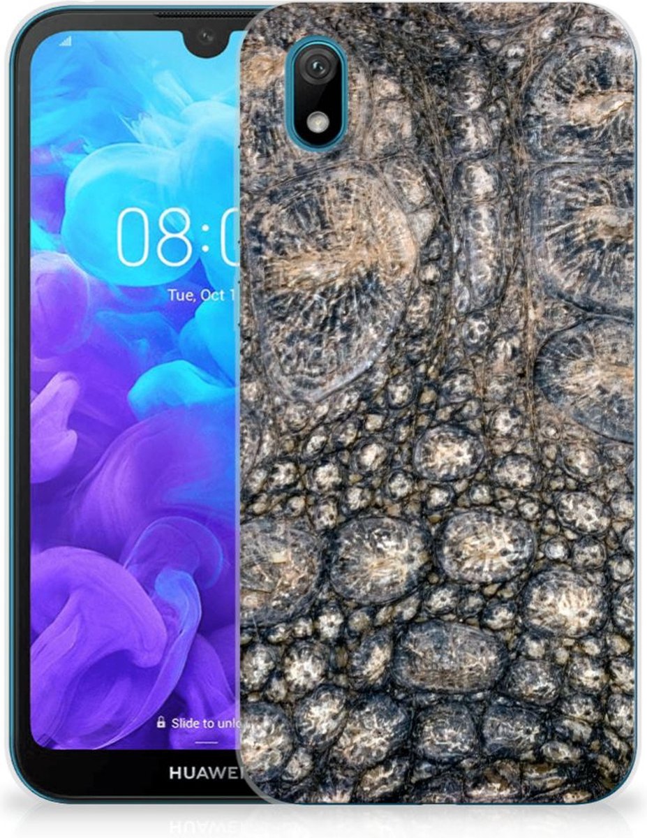 Huawei Y5 (2019) TPU Hoesje Krokodillenprint