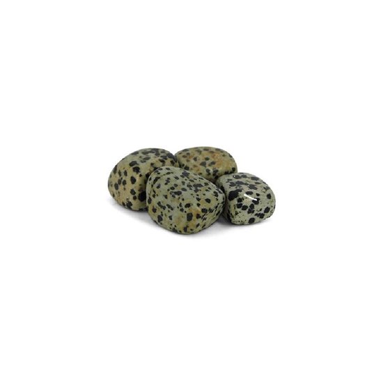 Trommelstenen Jaspis Dalmatiër (20-30 mm) - 100 gram
