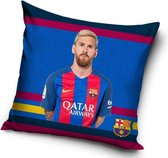 Fc Barcelona Kussen Messi Blauw/rood 40 X 40 Cm