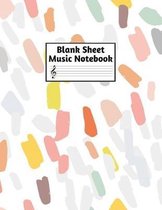 Blank Sheet Music Notebook