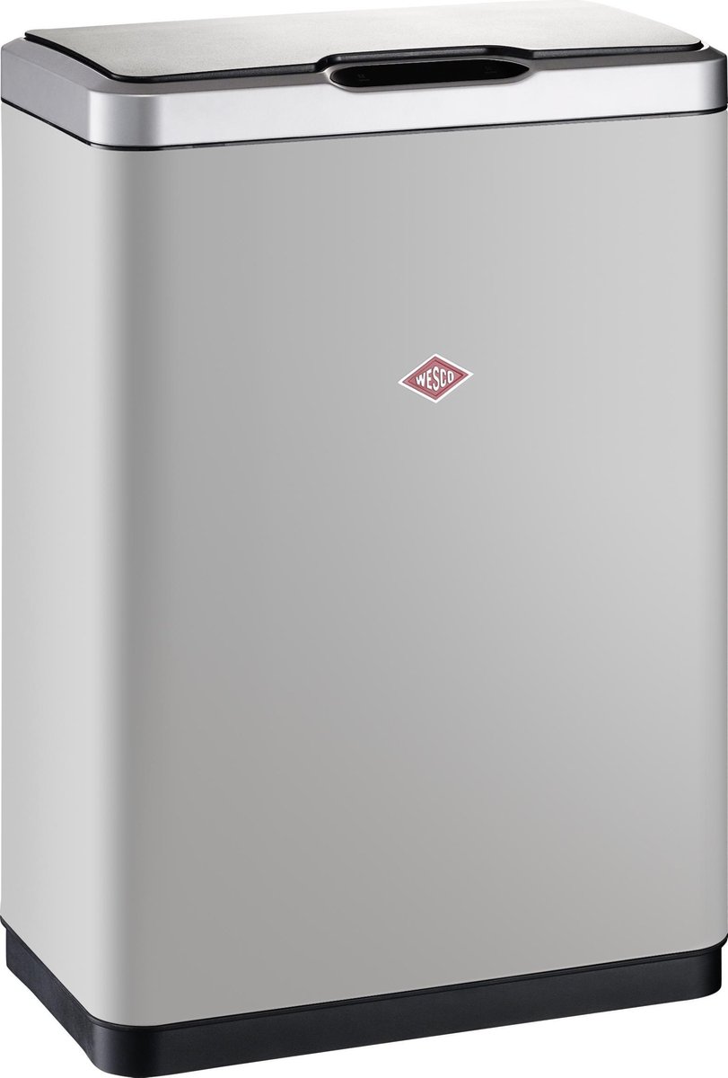 Wesco iMaster Prullenbak - 2 x 20L - Sensor - Mat Cool Grey