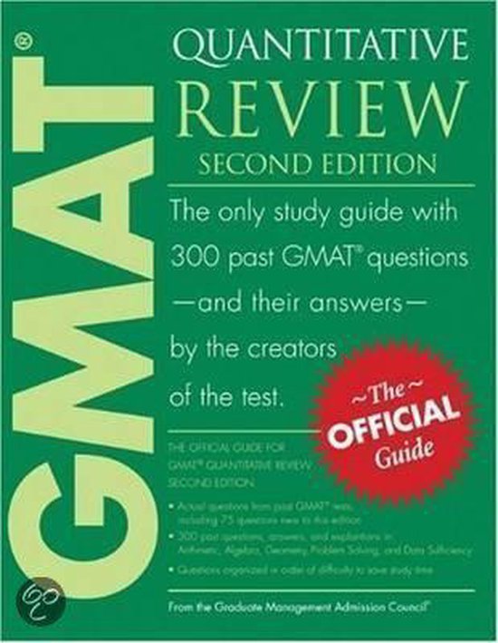 Gmat Quantitative Review - cover