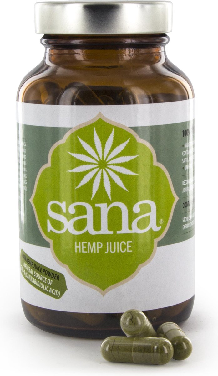 Sana Hemp® CBDA Capsules (raw) 90 Vcaps