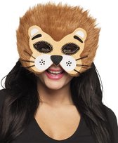 Boland - Leeuw half masker voor volwassenen - Maskers > Half maskers