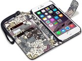 iPhone 6s Plus/6 Plus hoesje - CaseBoutique - Zwart - Kunstleer