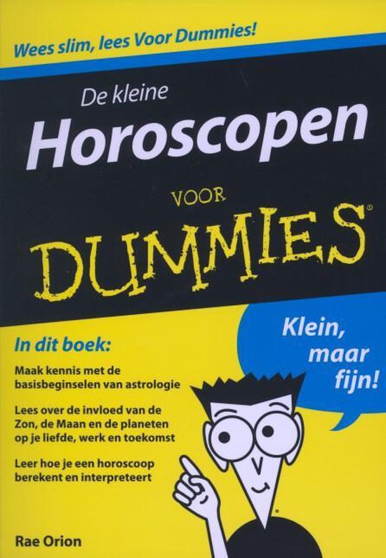 Cover van het boek 'De kleine horoscopen voor dummies' van Rae Orion