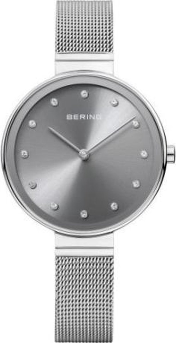 BERING 12034-009 - Horloge - RVS - Zilverkleurig - Ø 34 mm