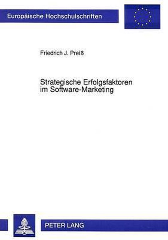 Strategische Erfolgsfaktoren Im Software-Marketing - cover