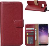 Xssive Hoesje voor Samsung Galaxy S8 Plus - Book Case - Bordeaux Rood