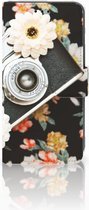 Xiaomi Mi A2 Lite Book Case Hoesje Vintage Camera