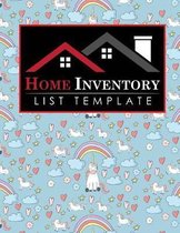 Home Inventory List Template