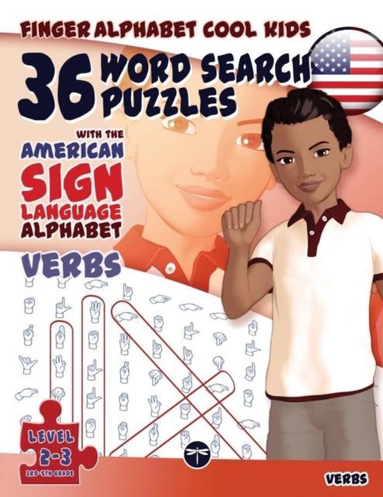 36 Word Search Puzzles - American Sign Language Alphabet - Verbs ...