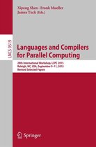 Lecture Notes in Computer Science 9519 - Languages and Compilers for Parallel Computing