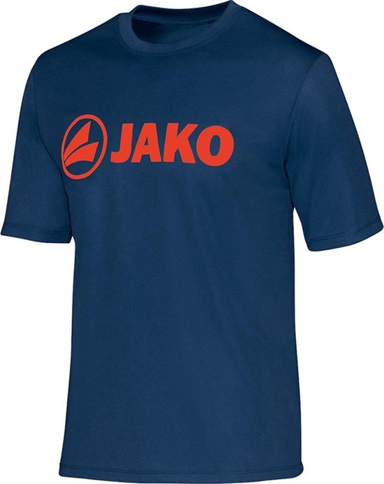 Jako - Functional shirt Promo Junior - Shirt Junior Blauw - 128 - marine/vlam