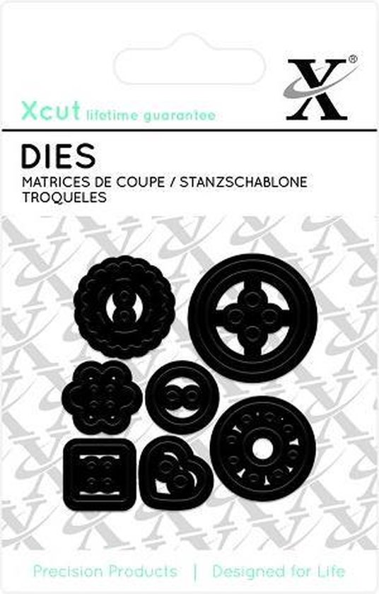 Xcut Mini Die Stanzform, Kohlenstoffstahl – Für Papier, Karton & Bastelarbeiten