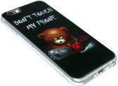 Don't touch my phone beren hoesje Geschikt voor iPhone 6 / 6S
