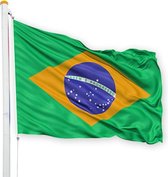 Brazilië vlag - vlaggen - Brazilië - 90/150cm