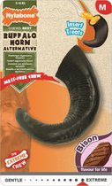 Nylabone extreme chew buffalo hoorn bizon smaak medium 8x8x4cm