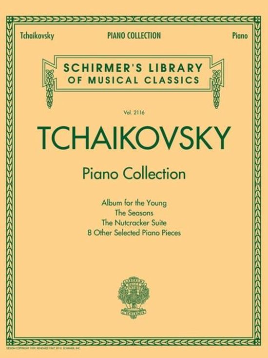 Tchaikovsky Piano Collection - cover