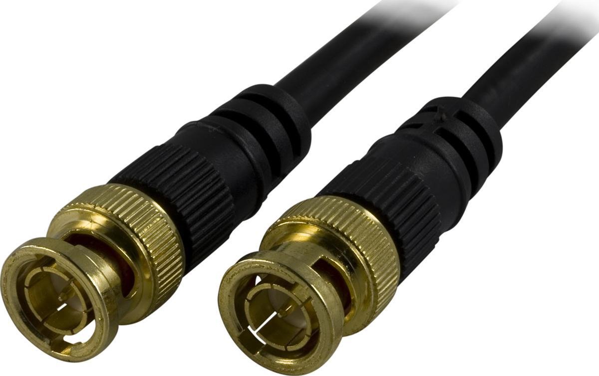 DELTACO DEL-224S, Krimp connector coaxkabel, BNC, RG59, 10 meter