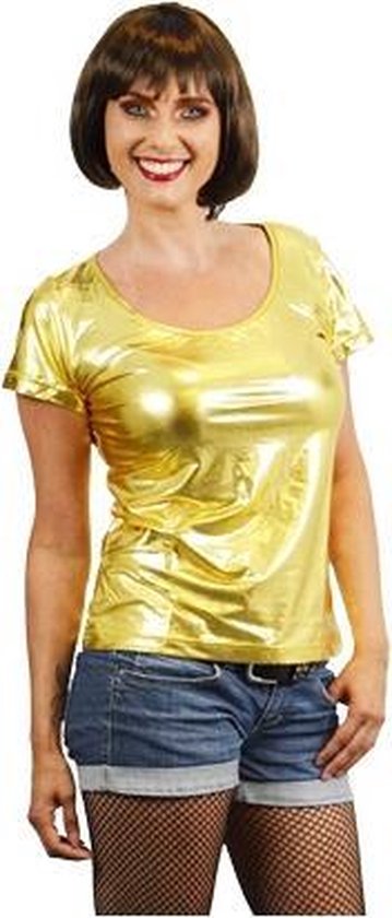 Vader 945 reguleren Gouden shirt voor dames | bol.com