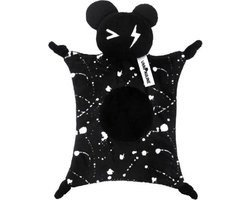 vanPauline knuffeldoekje Bear Black Zwart