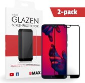 2-pack BMAX geschikt voor Huawei P20 Pro Glazen Screenprotector met volledige dekking | Beschermglas | Tempered Glass