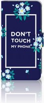 Xiaomi Mi A2 Lite Bookcover hoesje Flowers Blue DTMP