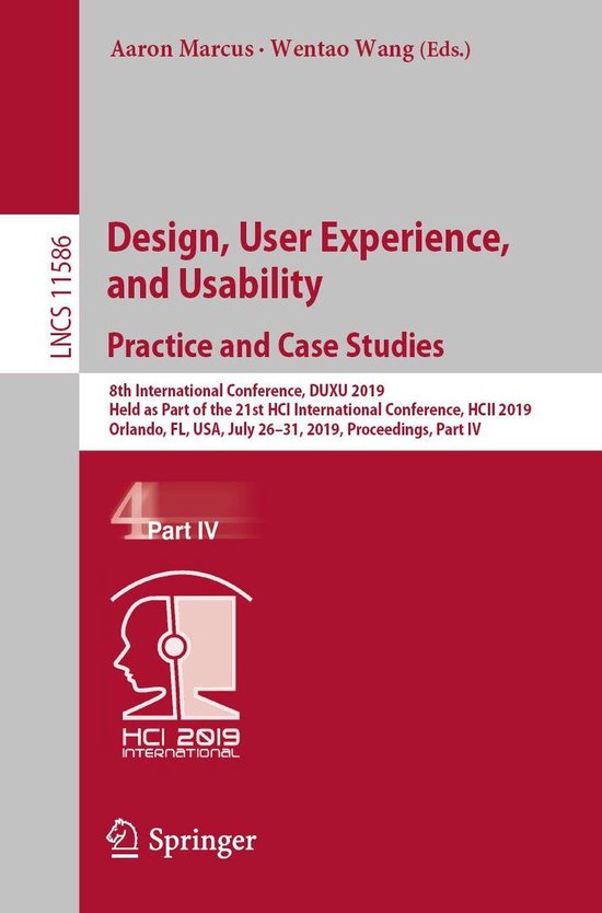 Springer Nature Proceedings Computer Science 4 - Design, Use ... - cover