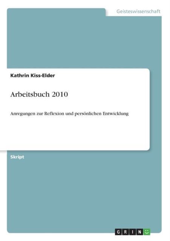 Arbeitsbuch 2010 - cover