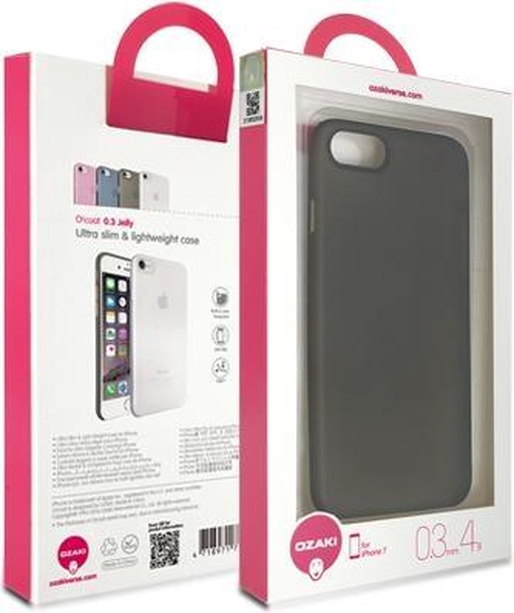 Ozaki O!Coat 0.3 Jelly Case | Apple iPhone SE (2020)/8/7 | black