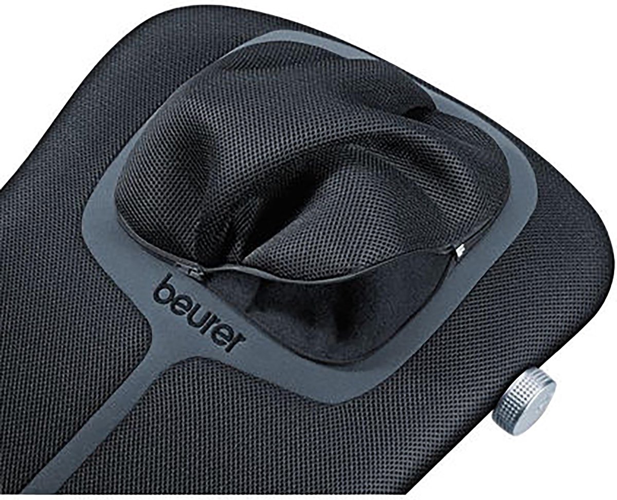 Beurer MG 254 Shiatsu Massagekussen - Massagestoel - 4 Shiatsu massagekoppen - 2 Shiatsu massagevingers - Verwarming - Roterende verlichte koppen - Handschakelaar - Automatische uitschakeling - 3 Jaar garantie – foto 4