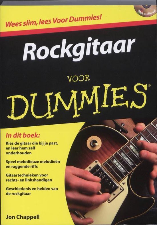 Cover van het boek 'Rockgitaar voor Dummies +cd' van Jon Chappell