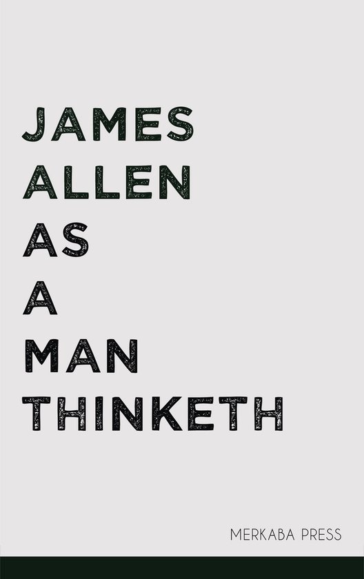 As a Man Thinketh - cover