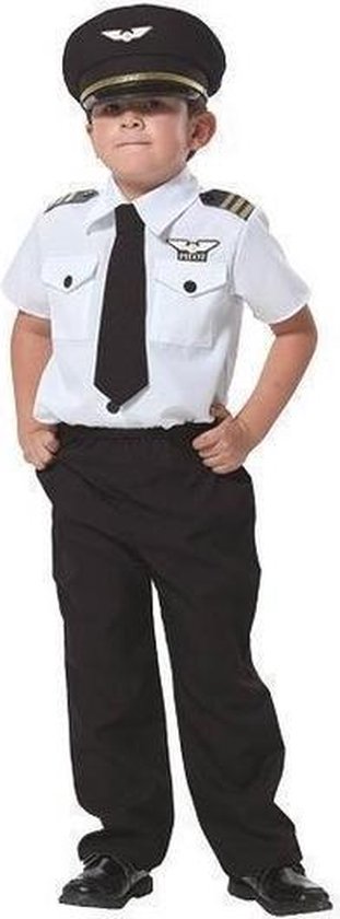 Piloot verkleed kostuum voor jongens - verkleedkleding 140 | bol.com
