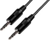 e+p B 111/05 audio kabel 0,5 m 3.5mm Zwart