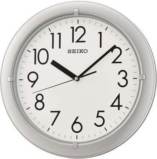 Seiko wandklok - QXA716S - grijs - 33cm | bol.com