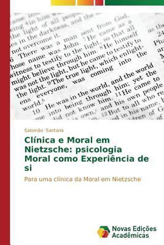 Clinica e Moral em Nietzsche 9783639694802 Santana Salomao Boeken