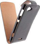 Xccess Leather Flip Case Sony Xperia L Black