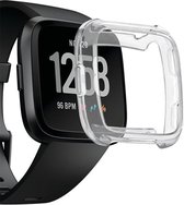 KELERINO. Bescherm cover voor Fitbit Versa (Lite) Zacht Siliconen - Transparant