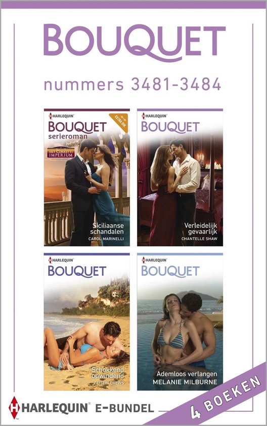 Cover van het boek 'Bouquet e-bundel nummers 3481-3484'
