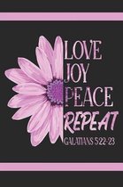 Love Joy Peace Repeat - Galatians 5