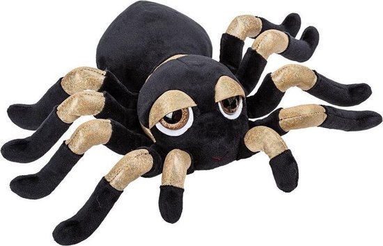 Bestrooi moeilijk tevreden te krijgen Ja Pluche goud met zwarte spin knuffel 22 cm - Spinnen insecten knuffels -  Speelgoed voor... | bol.com
