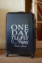 RM - One Day I Fly Away Suitcase (L) - Reiskoffer