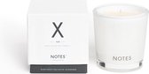 Notes candle X - White musk & fresh magnolia - sojakaars - maat M