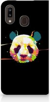 Geschikt voor Samsung Galaxy A30 Magnet Case Panda Color