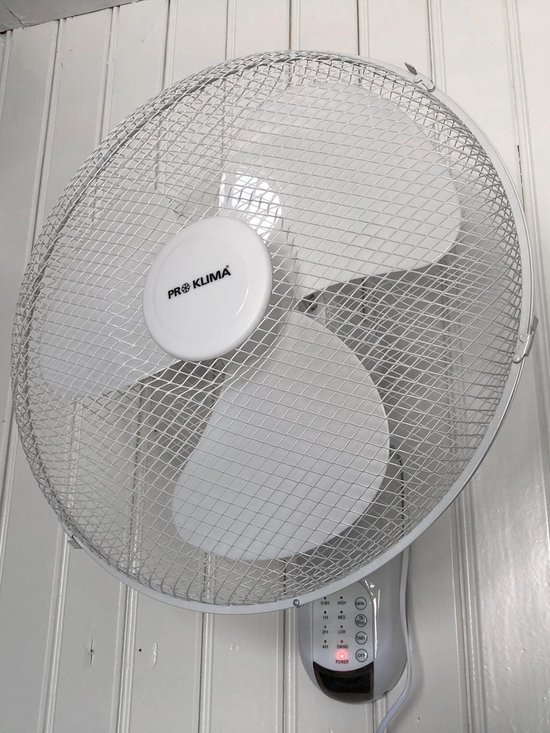 Ventilator voor aan de muur met afstandsbediening | bol.com