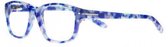 Icon Eyewear KCE801 Goldline Leesbril +2.50 - Blauw gemeleerd - Acetaat